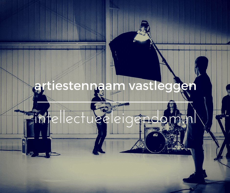 Artiestennaam vastleggen