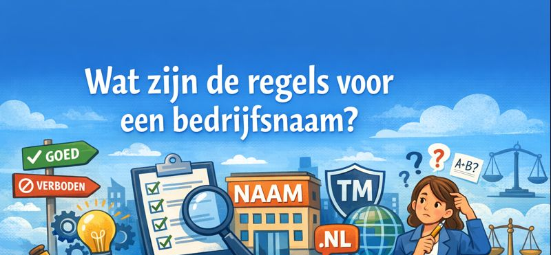 Wat zijn de regels voor een bedrijfsnaam?